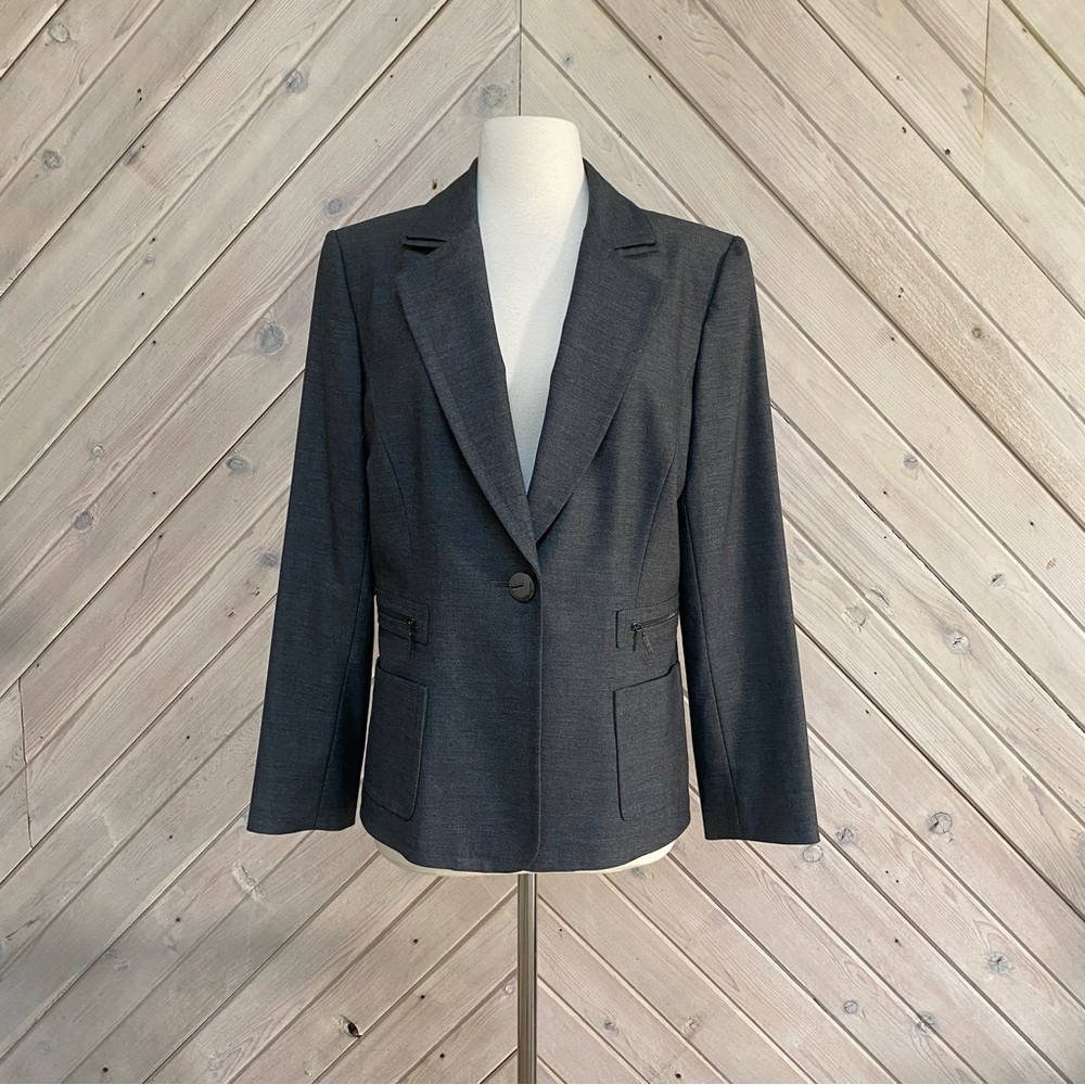 Ann Taylor Factory Grey Blazer